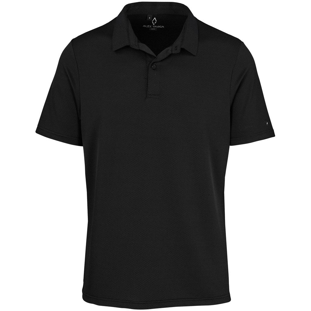 Mens Alex Varga Skylla Golf Shirt - BLACK