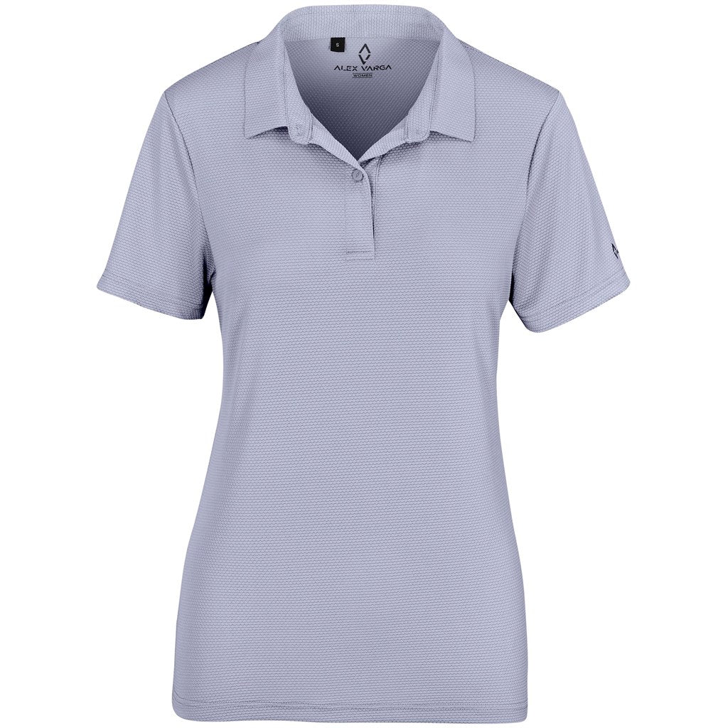 Ladies Alex Varga Skylla Golf Shirt - GREY