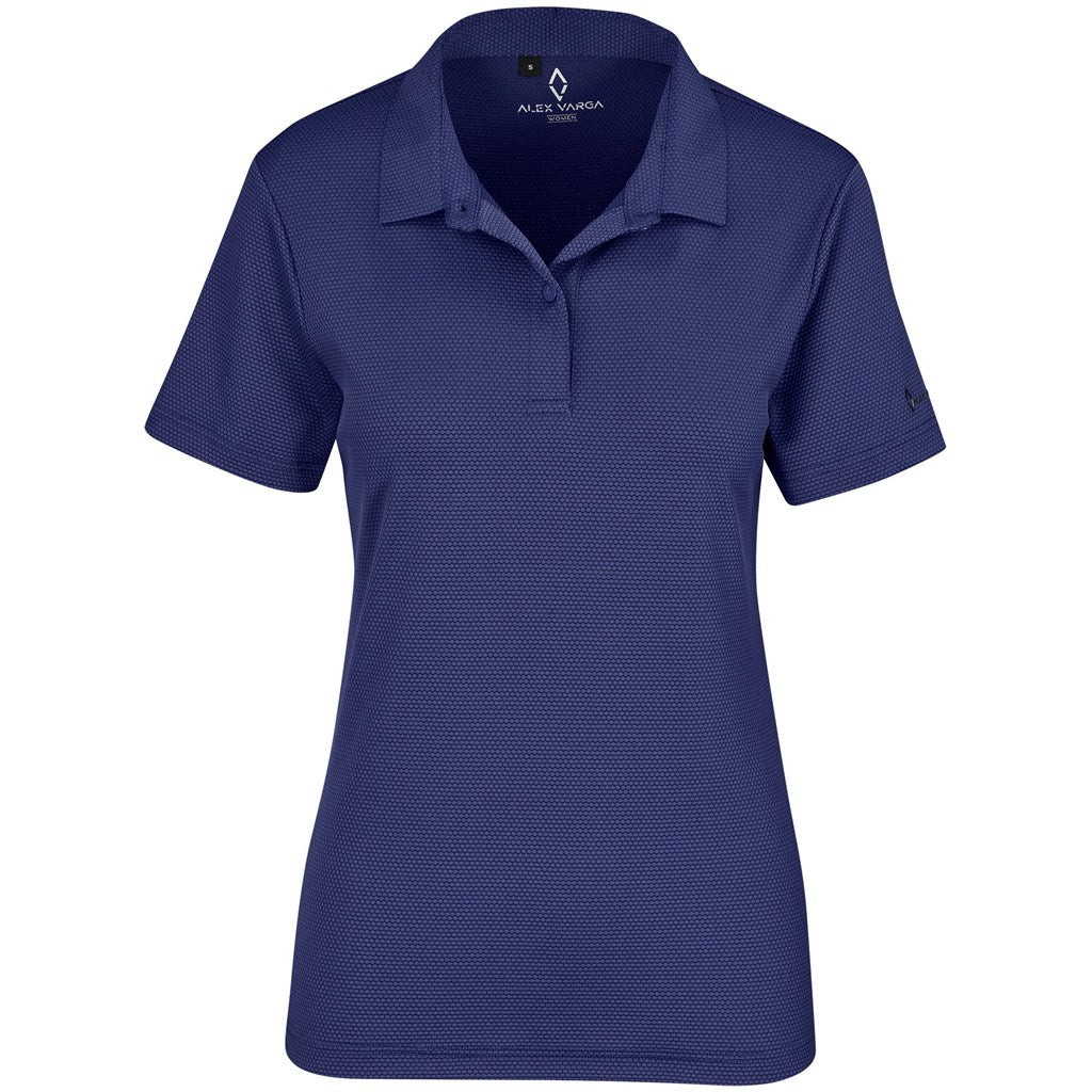 Ladies Alex Varga Skylla Golf Shirt - NAVY