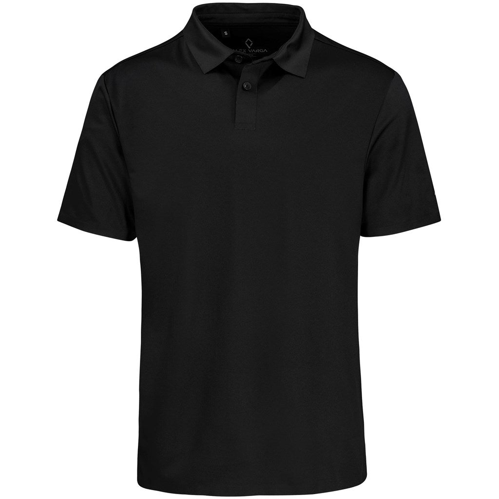 Mens Alex Varga Questana Seamless Golf Shirt - BLACK