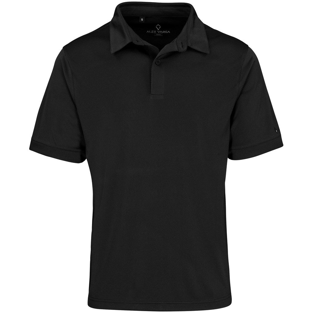 Mens Alex Varga Callidora Golf Shirt - BLACK