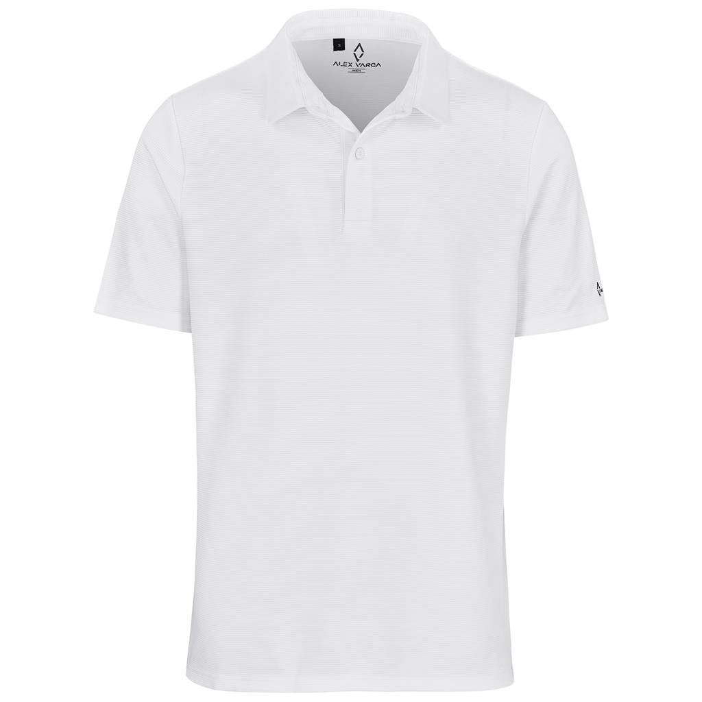 Mens Alex Varga Xenia Golf Shirt - WHITE