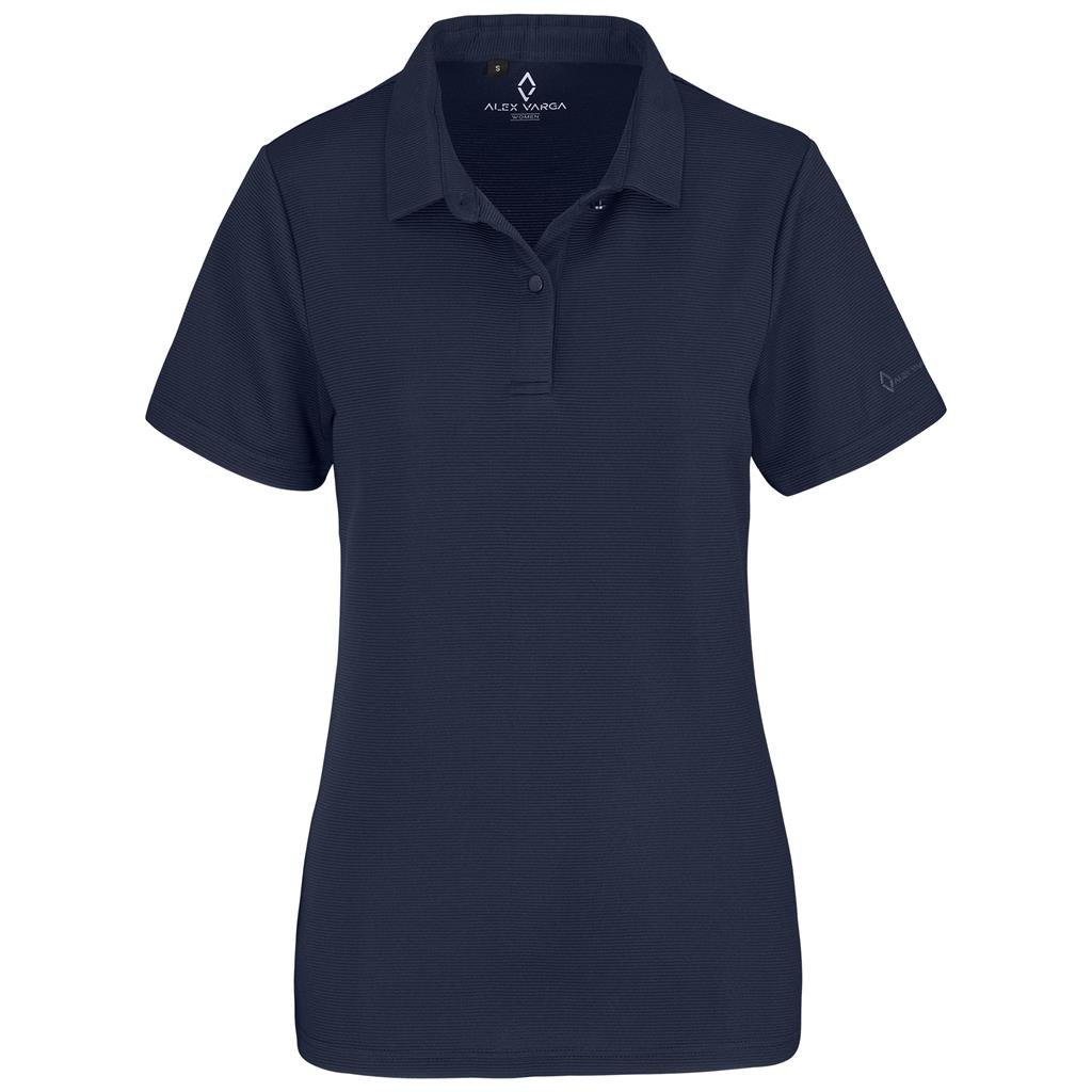 Ladies Alex Varga Xenia Golf Shirt - NAVY