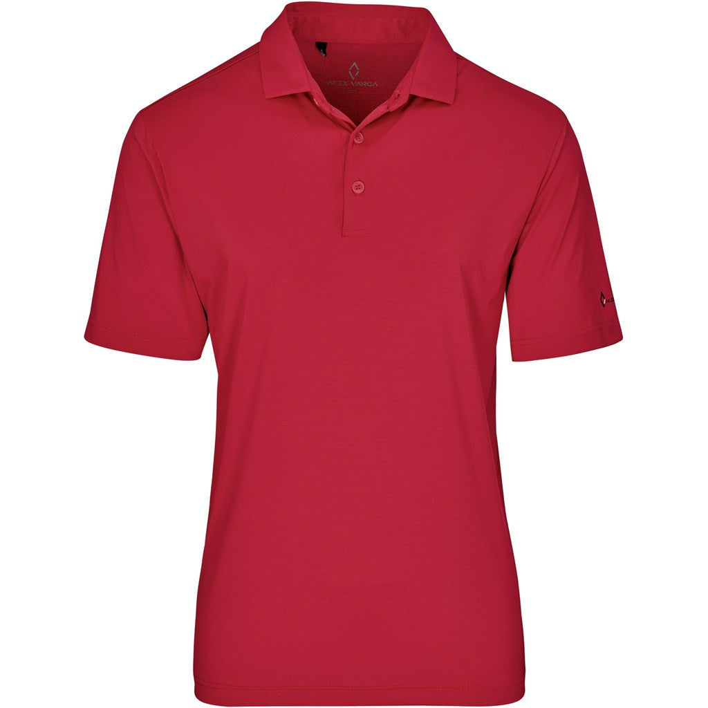 Mens Alex Varga Lucca Golf Shirt - RED