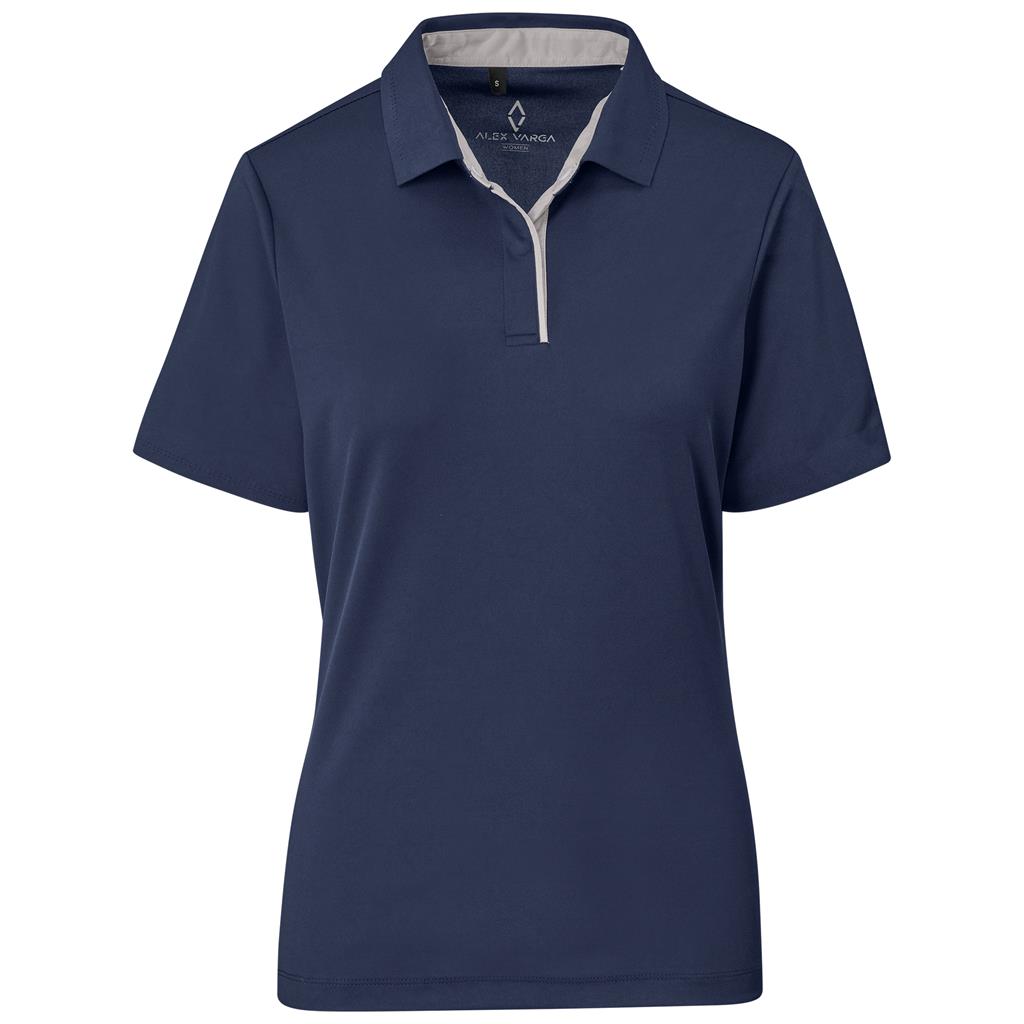 Ladies Alex Varga Zenith Golf Shirt - NAVY