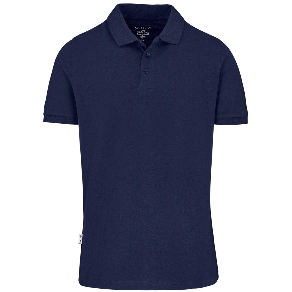 Mens Okiyo Tenyo Eco Golf Shirt - NAVY