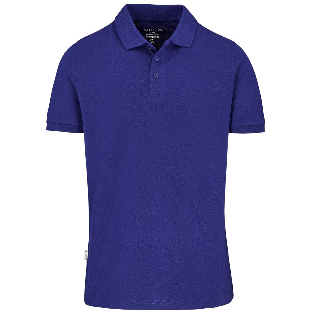 Mens Okiyo Tenyo Eco Golf Shirt - ROYAL BLUE
