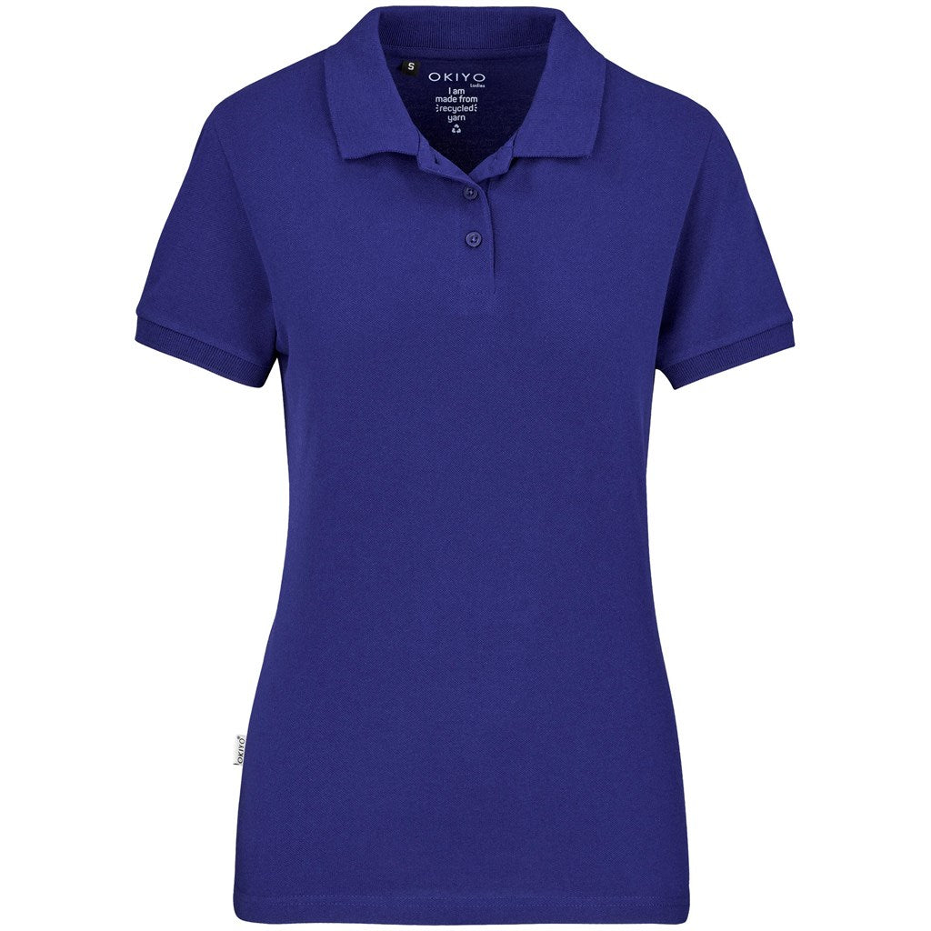 Ladies Okiyo Tenyo Eco Golf Shirt - ROYAL BLUE