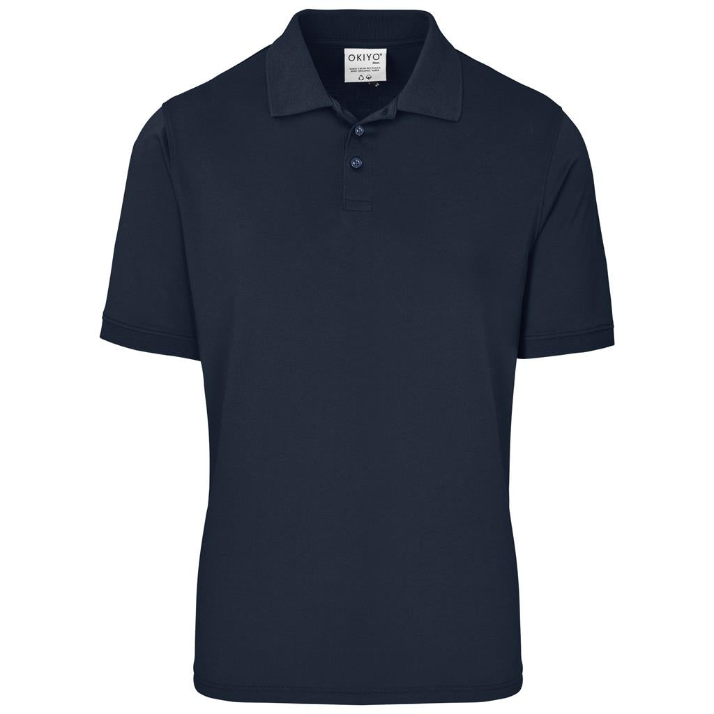 Mens Okiyo Shizen Eco Golf Shirt - NAVY