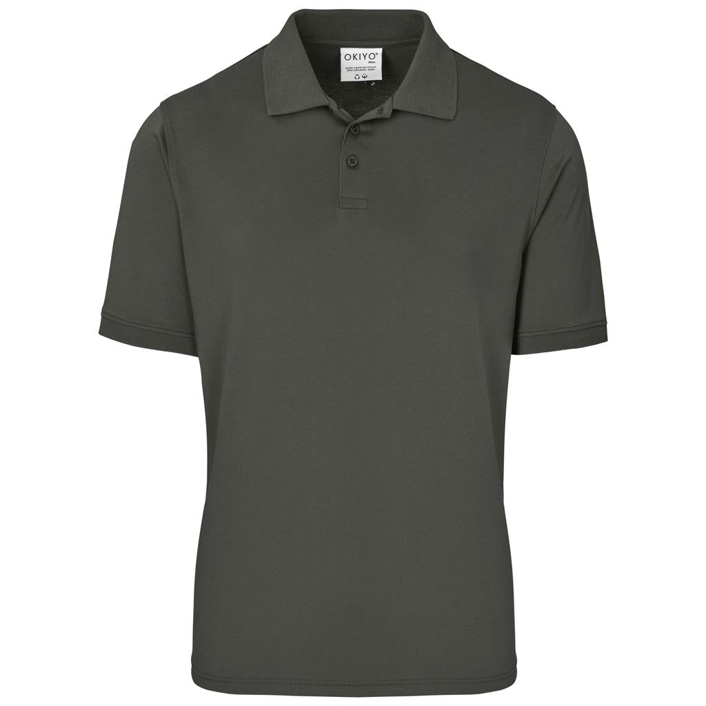 Mens Okiyo Shizen Eco Golf Shirt - OLIVE