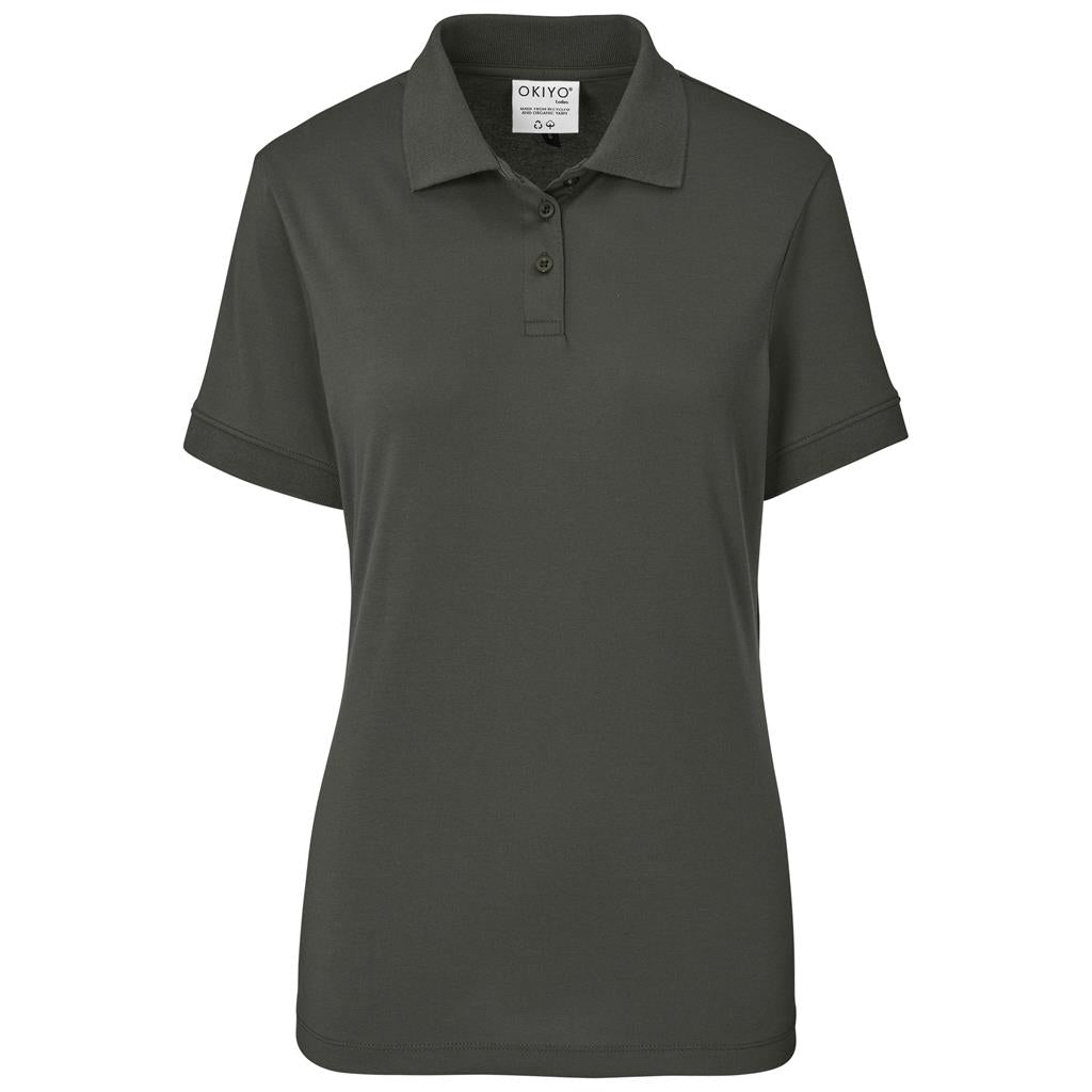 Ladies Okiyo Shizen Eco Golf Shirt - OLIVE