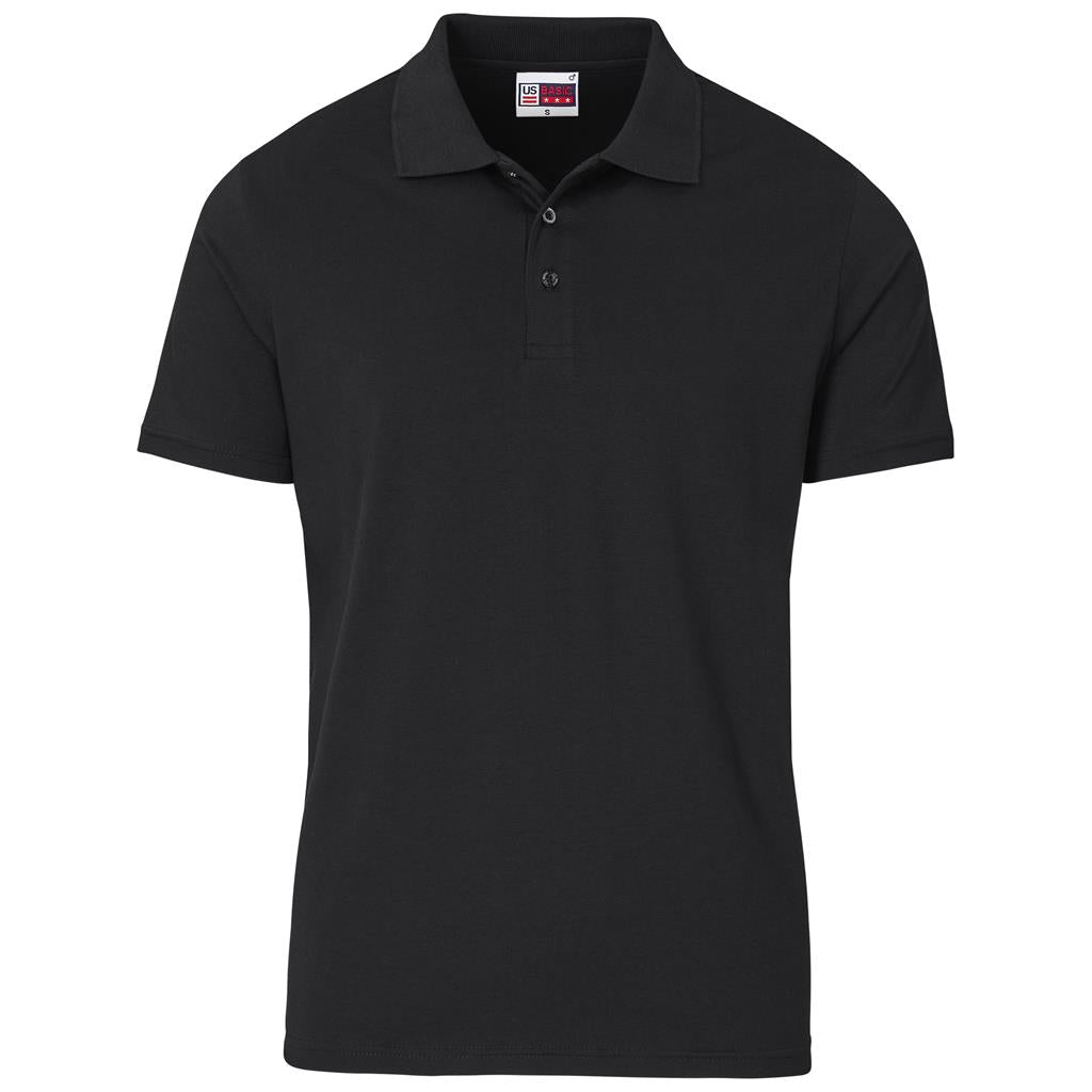 Mens Prima Stretch Golf Shirt - BLACK