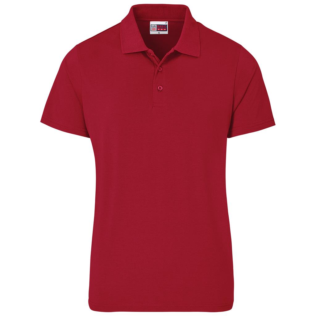 Mens Prima Stretch Golf Shirt - RED