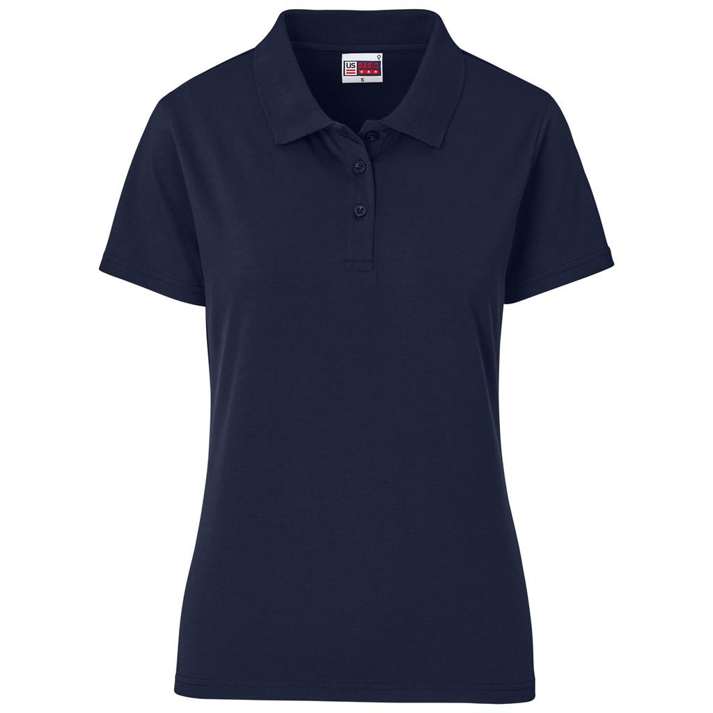 Ladies Prima Stretch Golf Shirt - NAVY