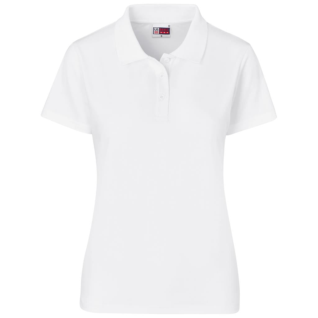 Ladies Prima Stretch Golf Shirt - WHITE