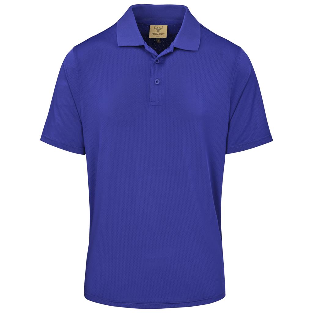 Mens Letaba Golf Shirt - ROYAL BLUE
