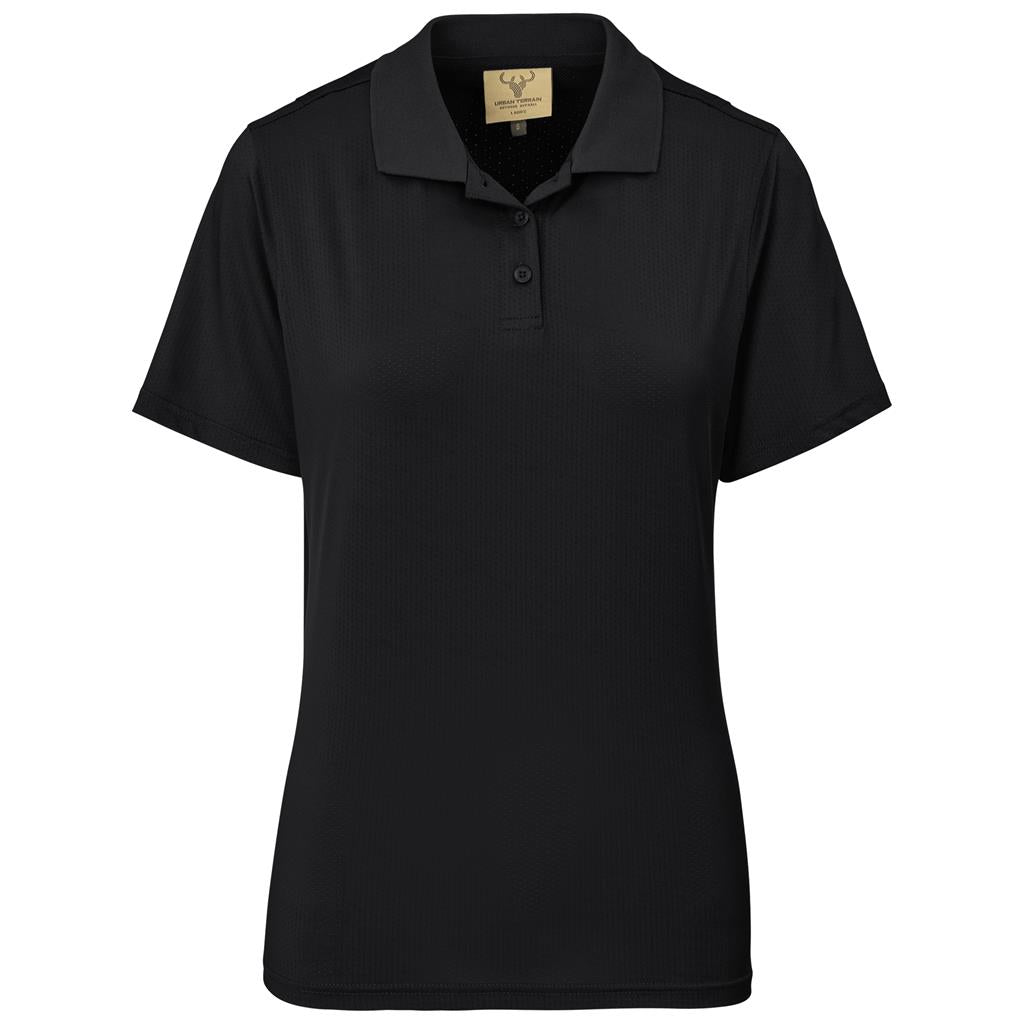 Ladies Letaba Golf Shirt - BLACK