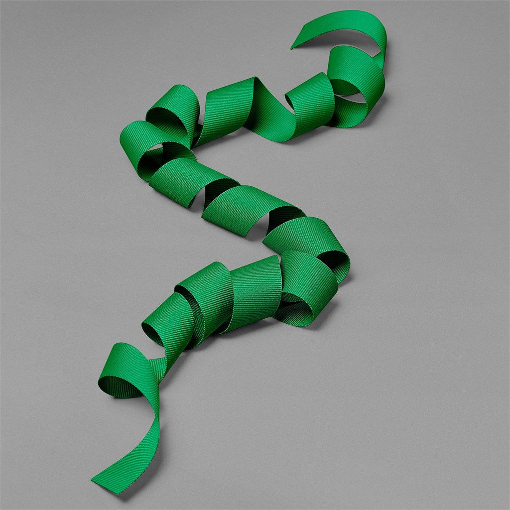 Petersham Ribbon (Unbranded) - 1.3m - DARK GREEN