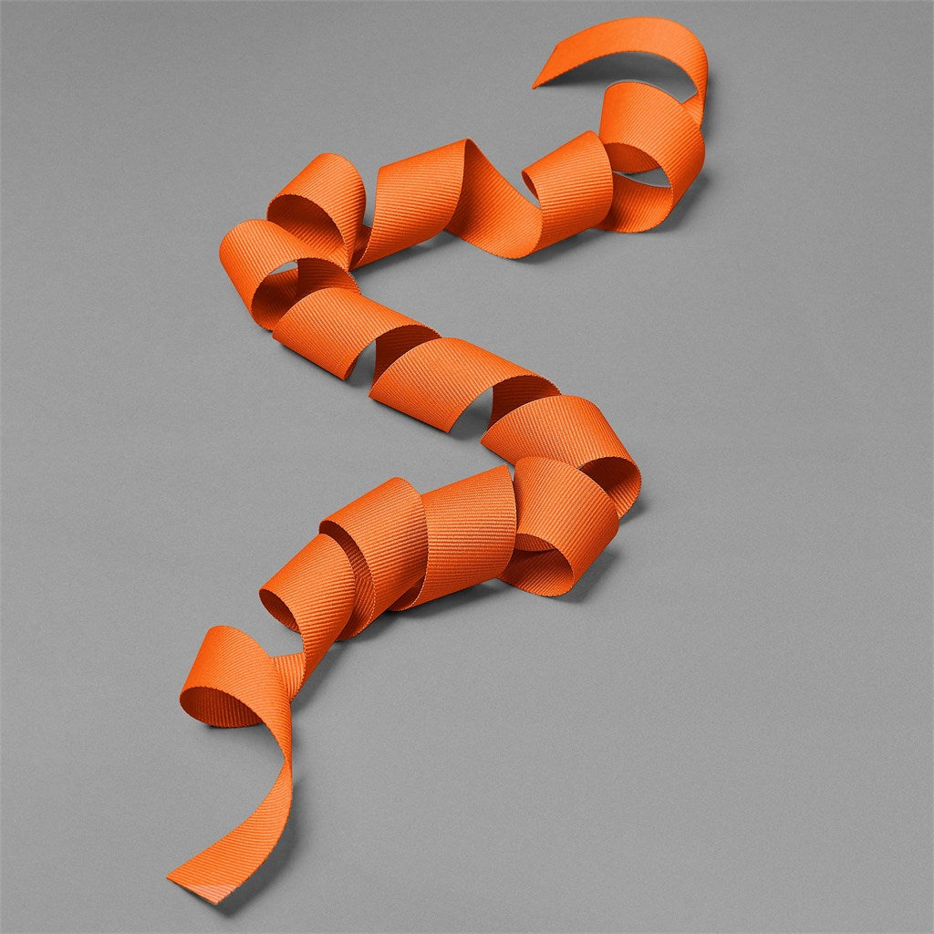Petersham Ribbon (Unbranded) - 1.3m - ORANGE