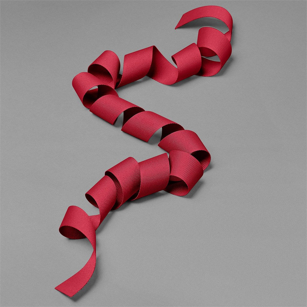 Petersham Ribbon (Unbranded) - 1.3m - RED