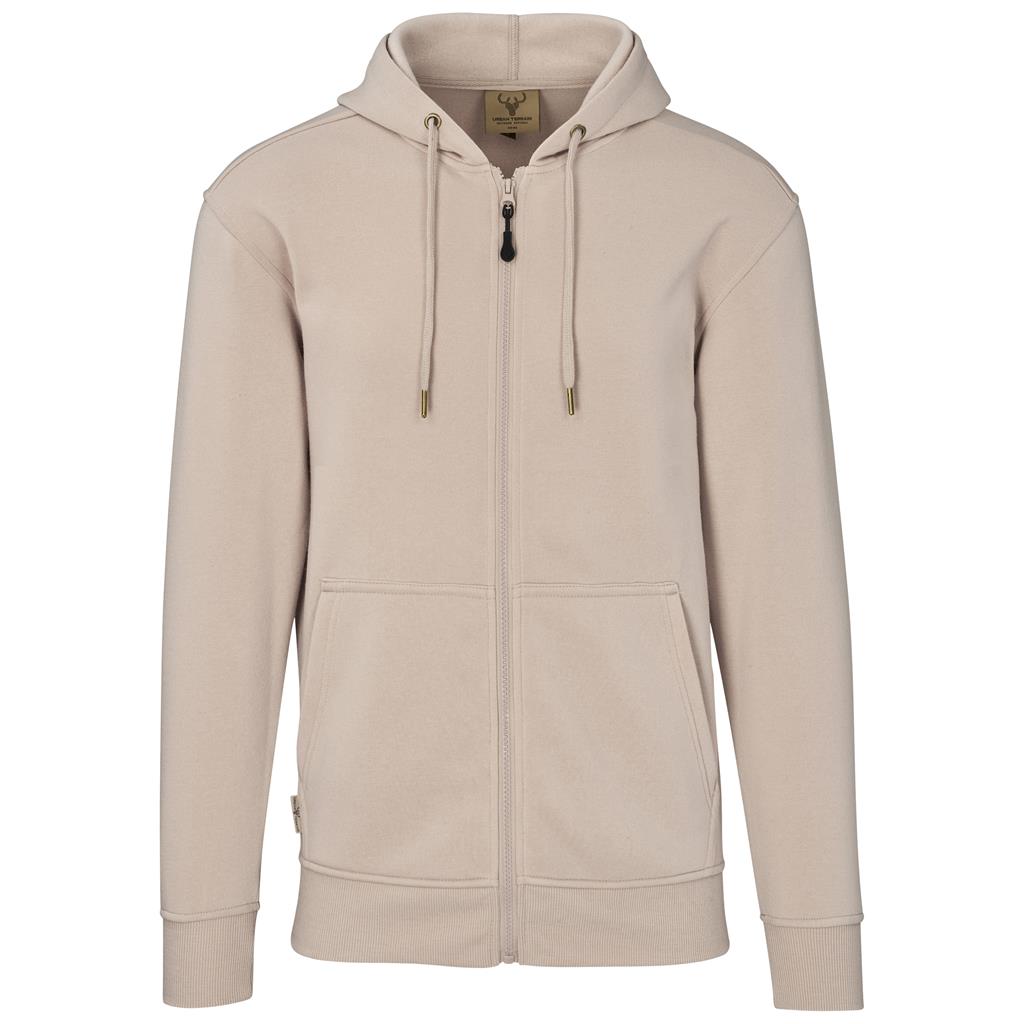 Mens Rift Hooded Sweater - STONE
