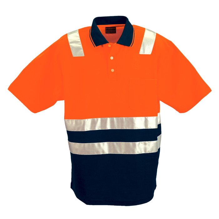 Patrol Golfer - Safety Orange/Navy