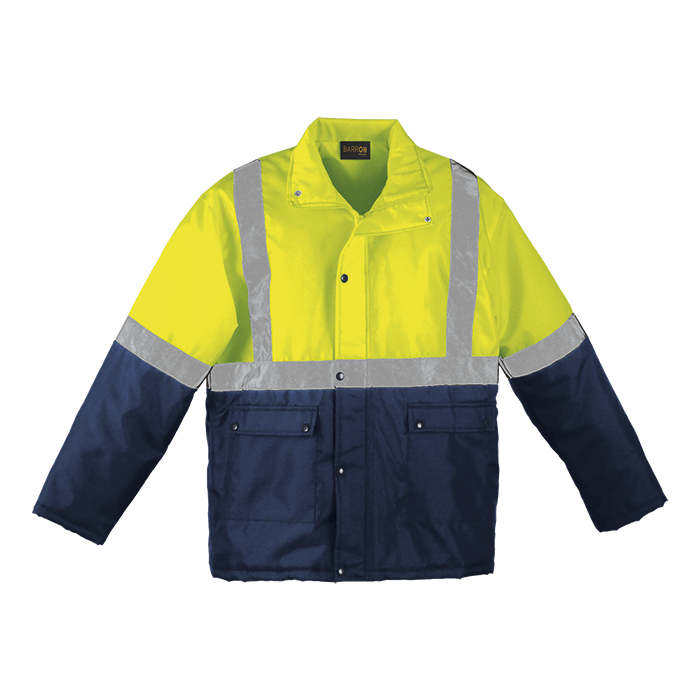Venture Padded Jacket - Safety Yellow/Navy