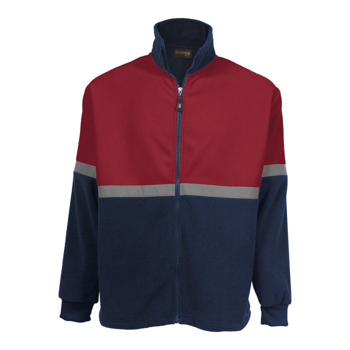 Quarry Fleece - Navy/Red