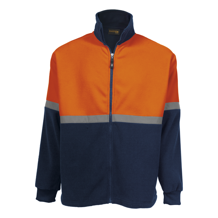 Quarry Fleece - Navy/Safety Orange