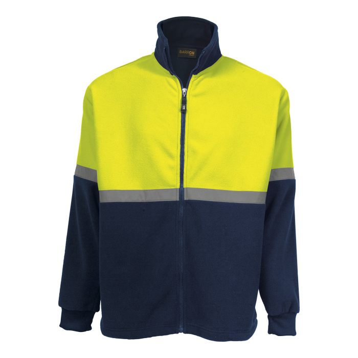 Quarry Fleece - Navy/Safety Yellow
