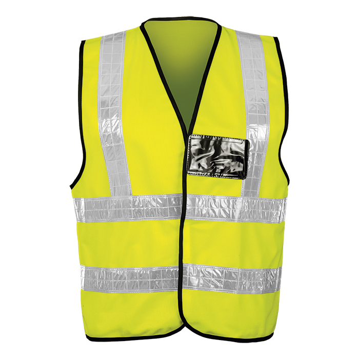 Contract PVC Waistcoat - Safety Yellow