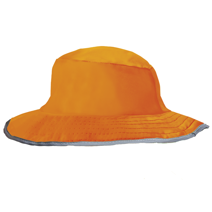 Contract Safety Sun Hat - Safety Orange
