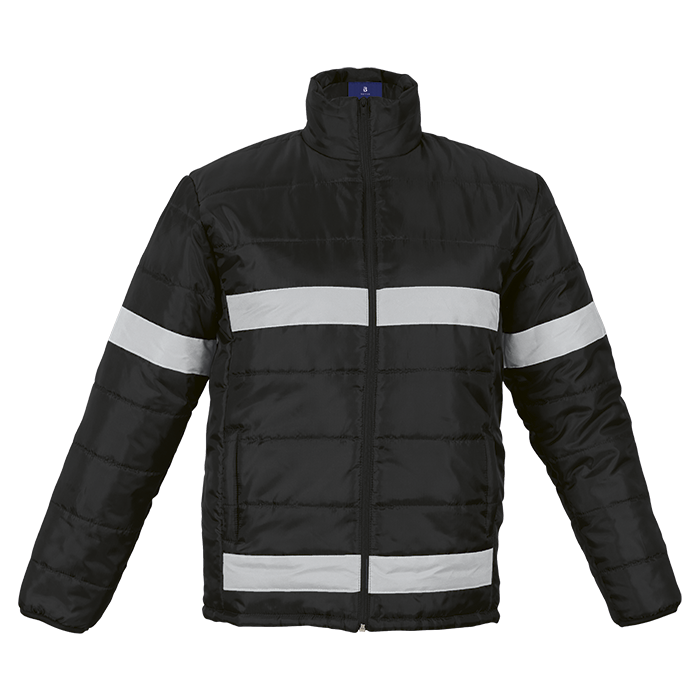 Henli Puffer Hi Vis Jacket - Black