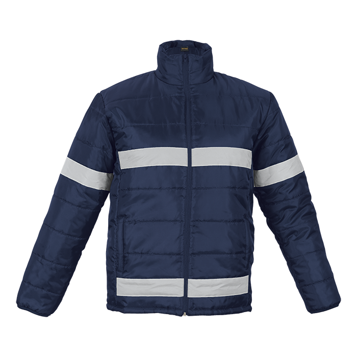 Henli Puffer Hi Vis Jacket - Navy