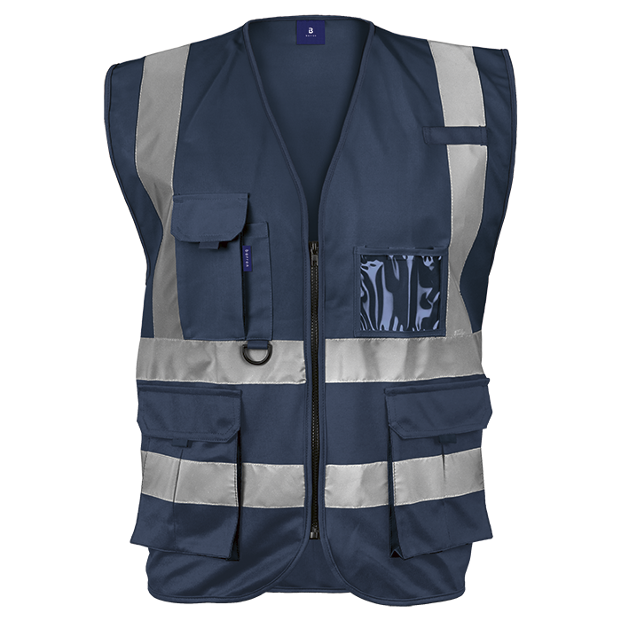Barron Cue Safety Vest - Navy/Navy