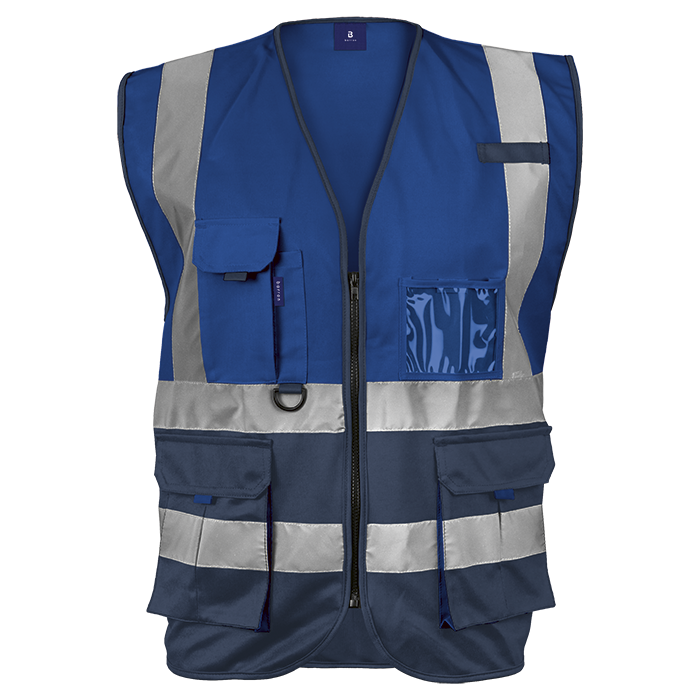 Barron Cue Safety Vest - Navy/Royal