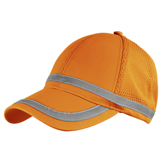 Barron Safety Cap With Mesh - Safety Orange