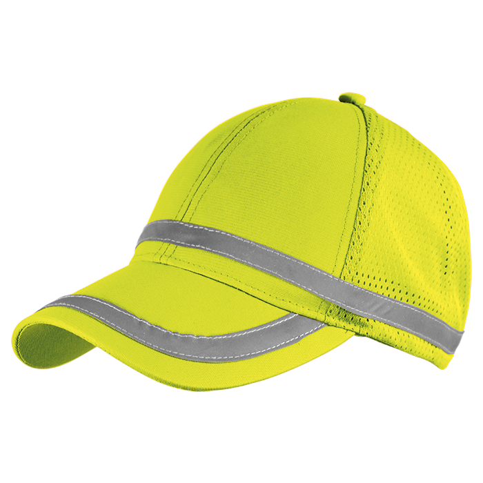 Barron Safety Cap With Mesh - Safety Yellow