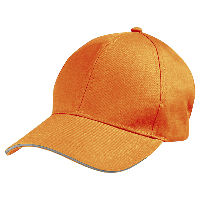Barron Safety Sandwhich Peak Cap - Safety Orange