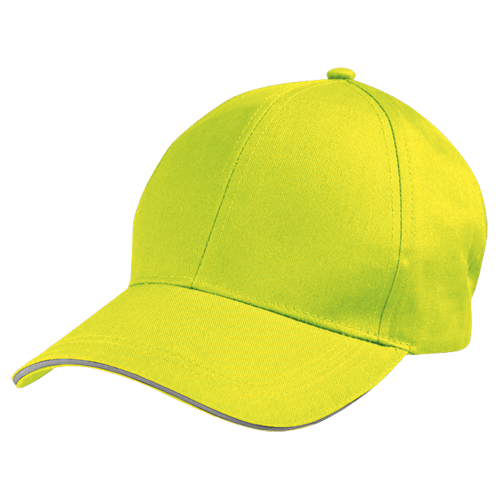 Barron Safety Sandwhich Peak Cap - Safety Yellow
