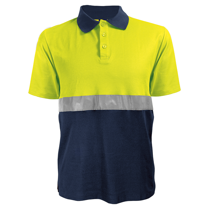 Barron Reflective Golfer with Tape - Safety Yellow