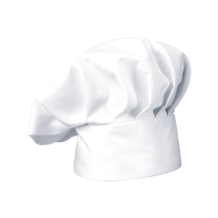 Chef Mushroom Hat - White