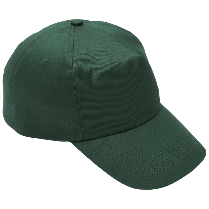 5 Panel Cotton with Hard Front Cap - Bottle