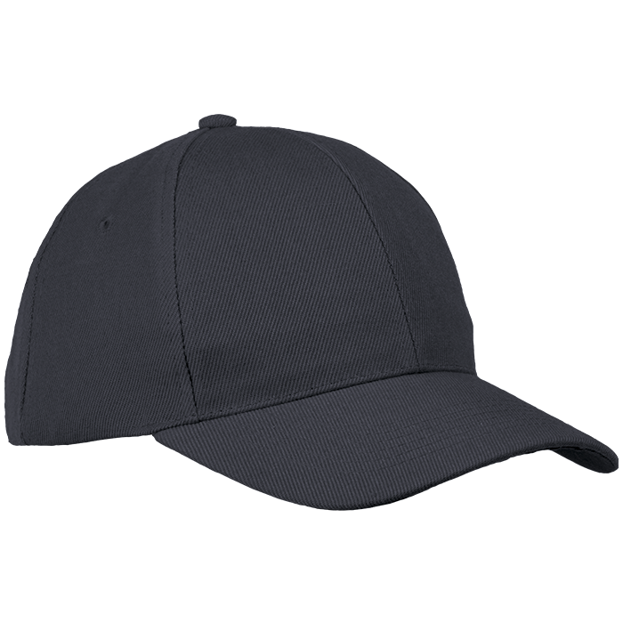 6 Panel Raven Cap - Black