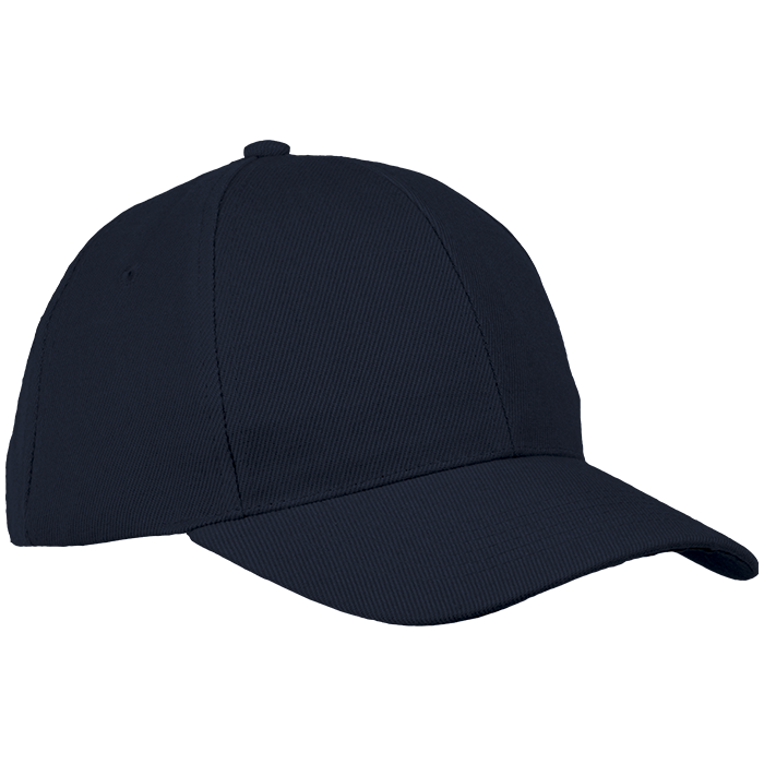 6 Panel Raven Cap - Navy