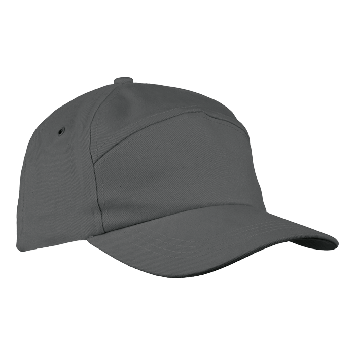 6 Panel Carbon Cap - Grey