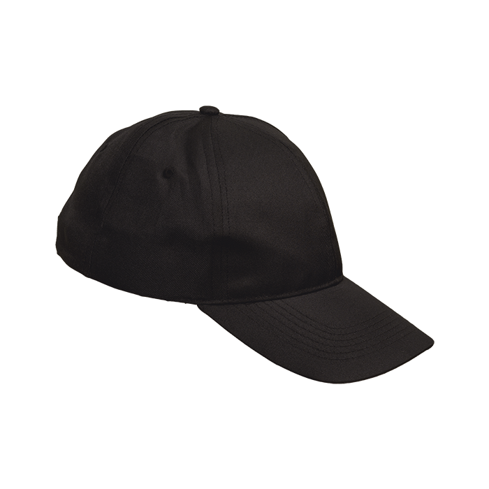 6 Panel Boost Cap Kiddies - Black