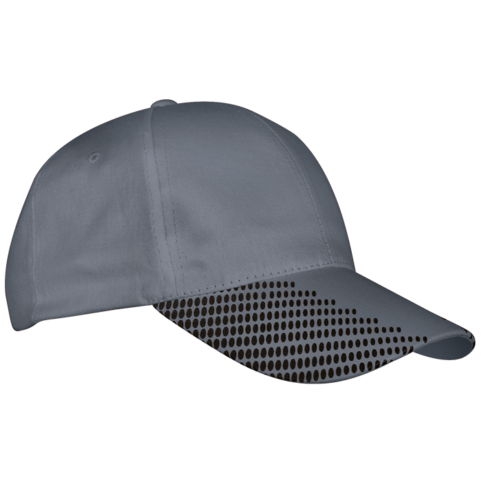 6 Panel Dash Cap - Silver/Black