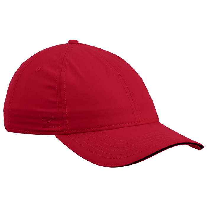 Ernie Els 6 Panel Tee Cap - Red/Black