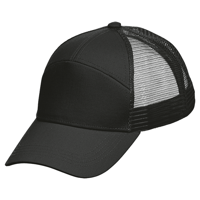 Barron Trucker Cap with Mesh - Black